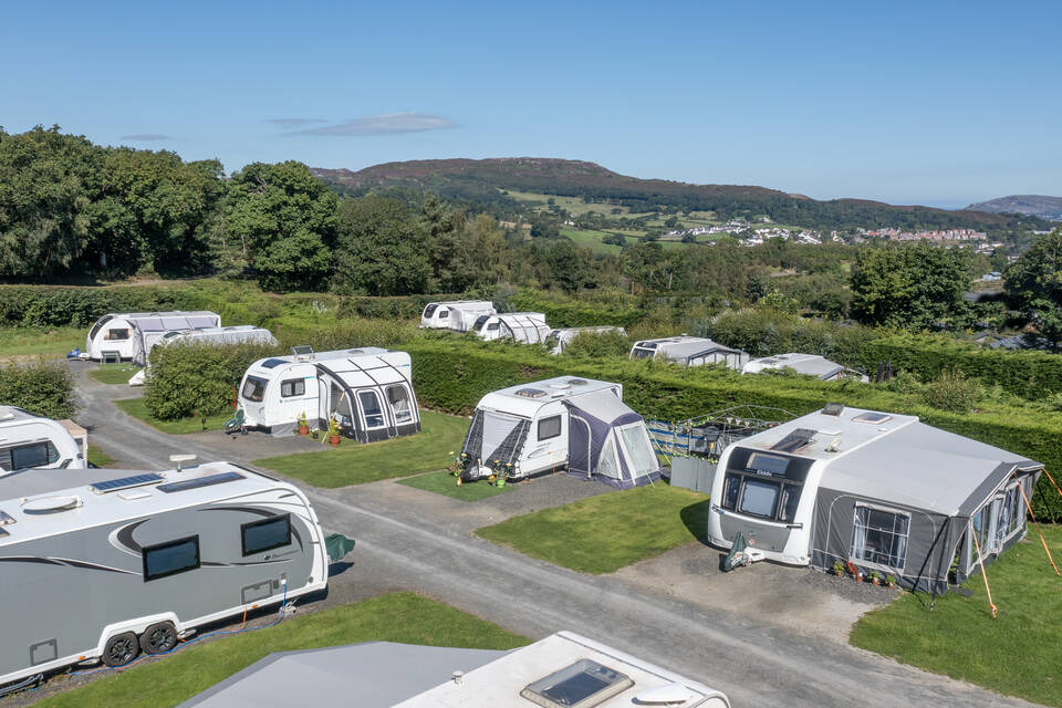 Seasonal caravan pitches north wales