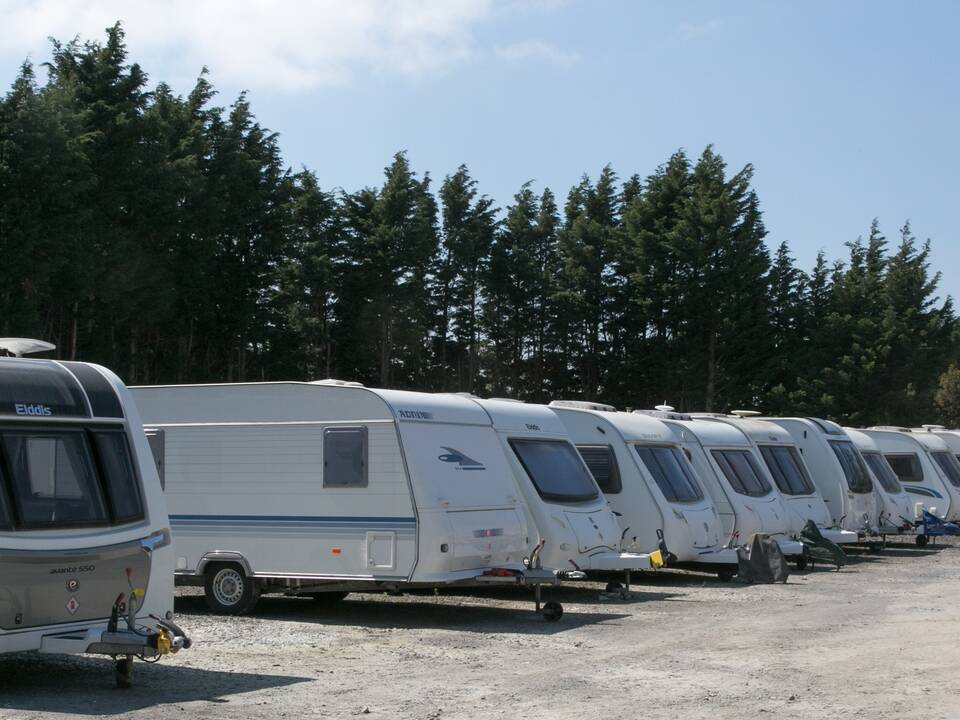 Caravan storage north wales