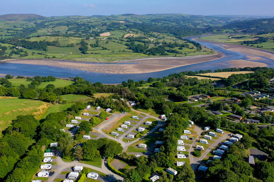 Conwy Holiday Park overhead view
