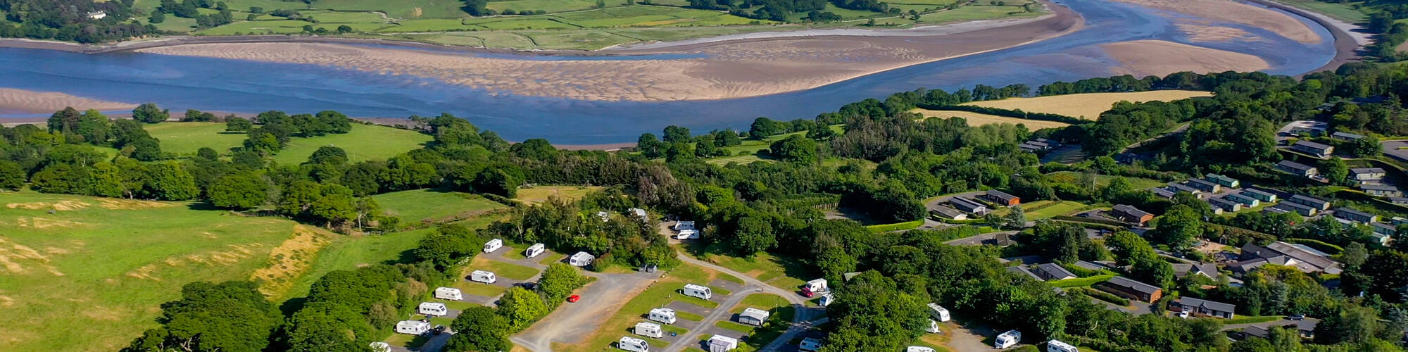 Conwy Holiday Park overhead view