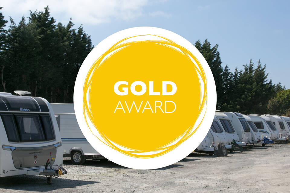Caravan storage association gold standard facilities