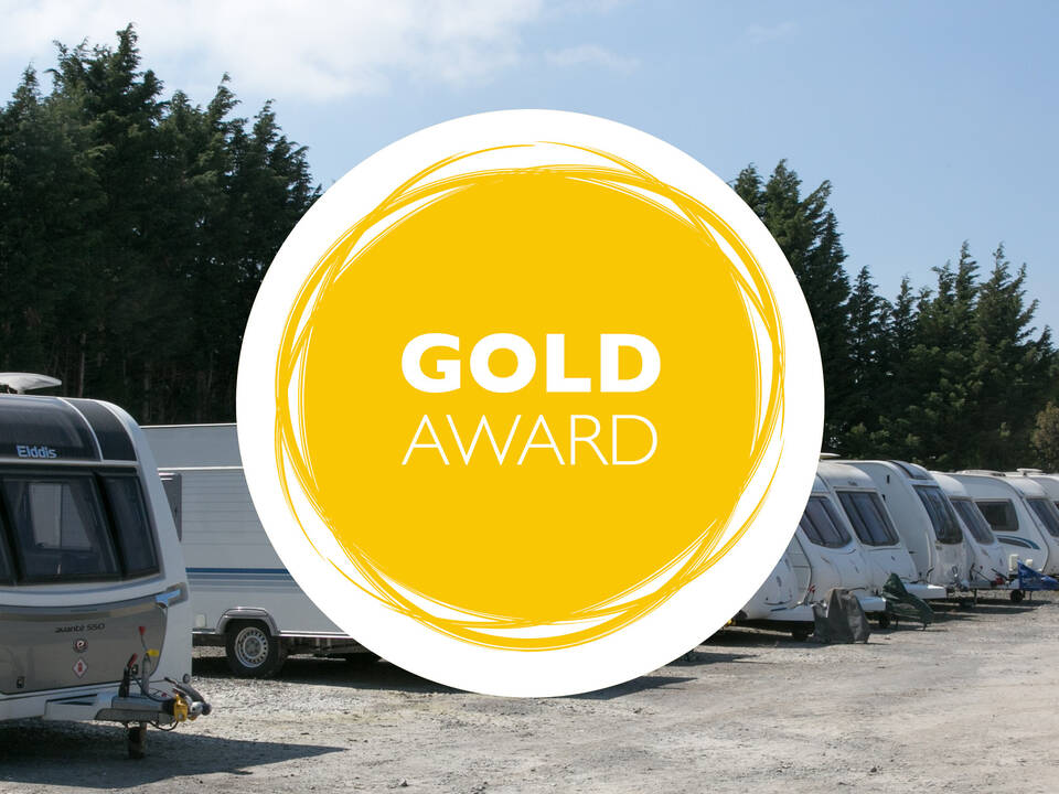 Caravan storage association gold standard facilities